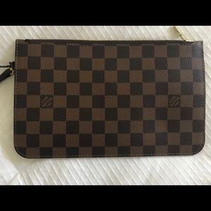LV Authentic Pochette Damier Ebene